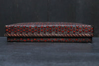 緻密な碁盤目の竹編みが見事な大型の文入れ　DC4787