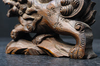 躍動感あふれる唐獅子牡丹の彫刻飾り　DC4868ab　在庫(a:1 b:1)個