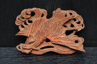翼を持つ龍を描いた彫刻飾り　DC4870abc　在庫(a:1 b:1 c:1)個