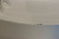 可愛らしい水玉模様が浮かぶプレスガラス電笠　DC4873
