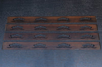 松模様が４つ並ぶ雅な小型透かし板　DC4985　在庫1枚