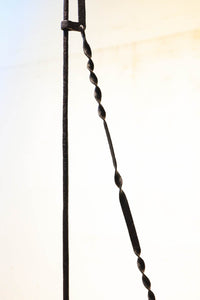 魚型の横木が映えるシンプル自在鉤　DC4999