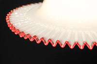 赤縁の繊細フリルで可愛らしい電笠　DC5392