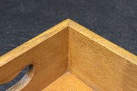 穏やかな流れの杢目が素敵な正方形の木箱　DC5405