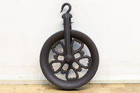 Antique tool (iron pulley) DC5475