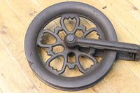 Antique tool (iron pulley) DC5475