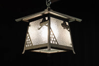松葉と籠目模様が浮かぶ風流な吊り灯籠　DC5616