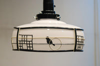 小鳥が佇むセル装飾で風情ある電笠　DC5533　在庫2個