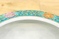 華やかな色彩で和の趣き溢れる陶器製火鉢　DC5538　在庫2個