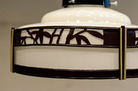竹模様を描くセル装飾が雅な電笠　DC5619
