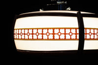 可愛らしい帯装飾が和の風情ある電笠　DC5620