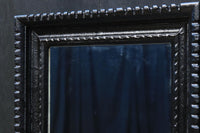 黒色額縁枠で落ち着いた雰囲気の壁掛け鏡　DC5666