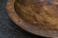 削り跡の無骨な風合いも魅力のまゆ皿　DC5763