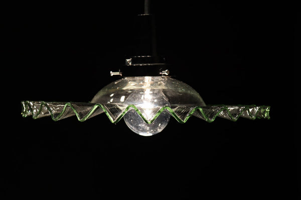 Clear glass Lamp Shades DC5927 with fine frills