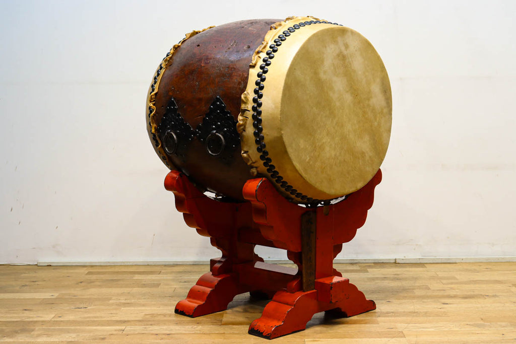 和太鼓 約55cm 黒白デザインbr/厚み約23cm 【公式通販】