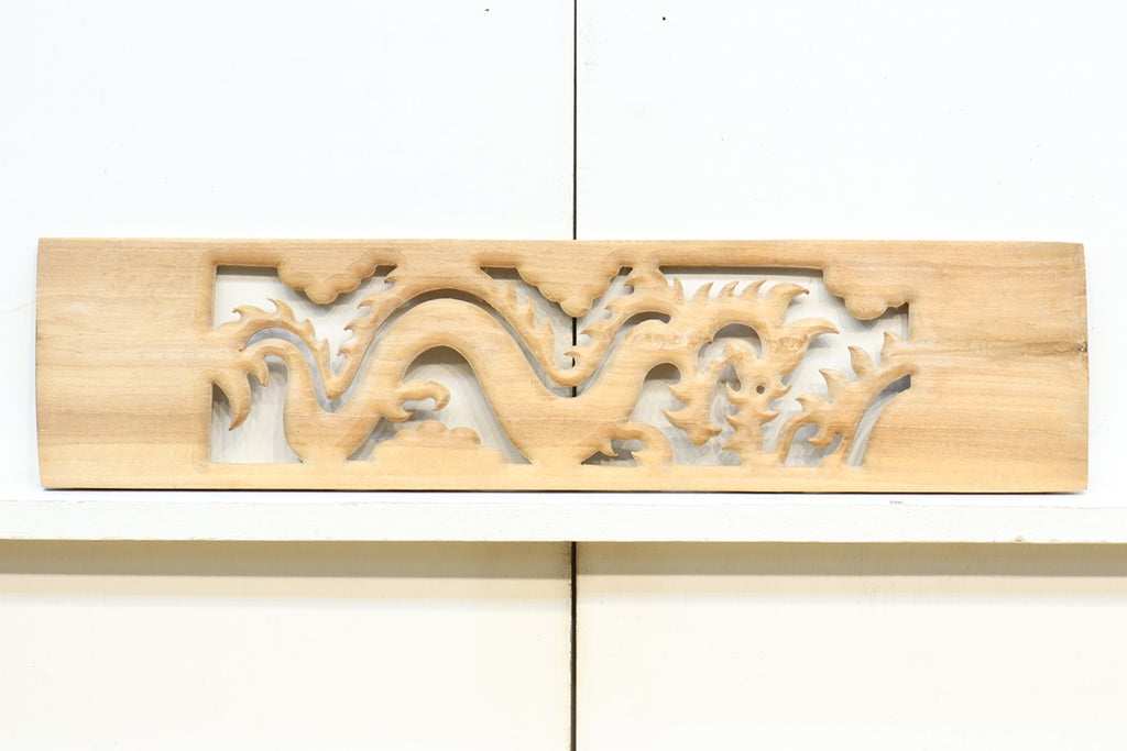 ★骨董品　木製 透かし 折りたたみ式 屏風 1 古民具 簾風 衝立 和風パーテーション 透かし彫り 時代物 古道具 古民具 飲食