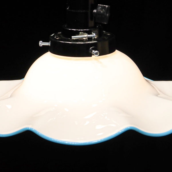 フリルとブルーが素敵な電笠　H29 フリルとブルーが素敵な電笠 H29