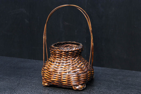 Bamboo basket vase DC6852