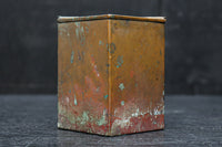 味わいが滲み出た銅製の小物入れ　DC7118