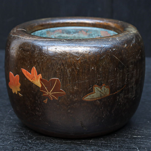 極小サイズの可愛らしい木製火鉢 DC7601 – 古福庵 [ KOFUKUAN