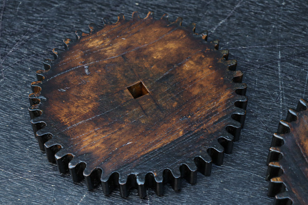 深みのある色彩の味わいある風合いが素敵な歯車セット　DC7701　在庫5枚1組