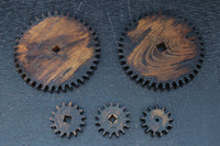 深みのある色彩の味わいある風合いが素敵な歯車セット　DC7701　在庫5枚1組