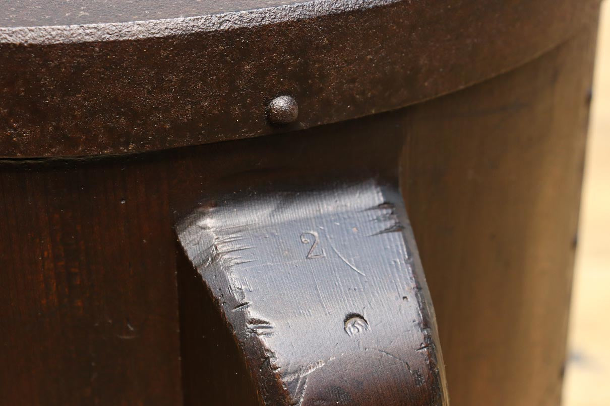 厚みのある持ち手で風格ある半斗升　DC7739