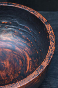漆の味わいが時代を感じさせる鉢　DC7754