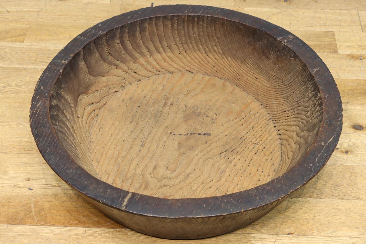 特大サイズ!! 時代を重ねた貫禄あるこね鉢　DC7757