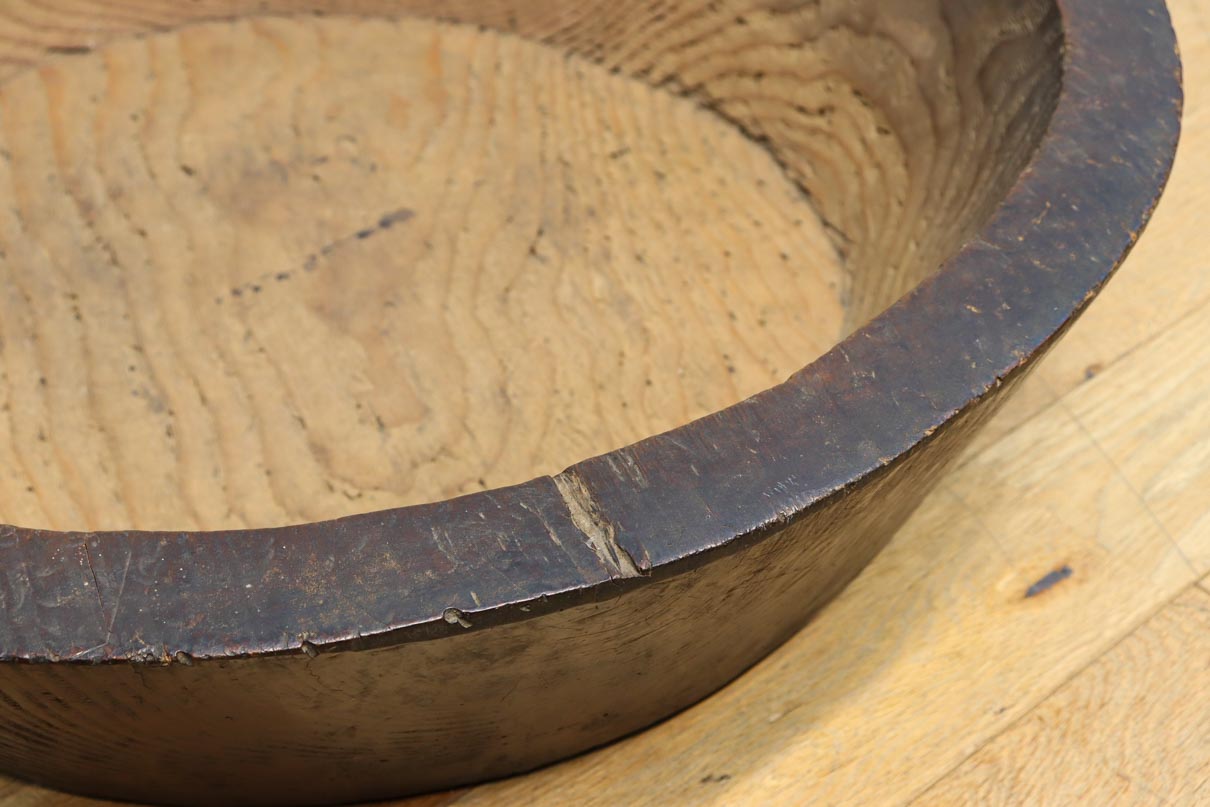 特大サイズ!! 時代を重ねた貫禄あるこね鉢　DC7757