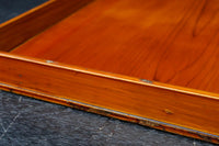 春慶塗りの艶みある色合いで上品な角盆　DC7759　