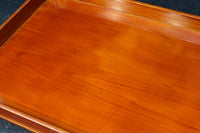 春慶塗りの艶みある色合いで上品な角盆　DC7759　