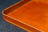 春慶塗りの艶みある色合いで上品な角盆　DC7759　