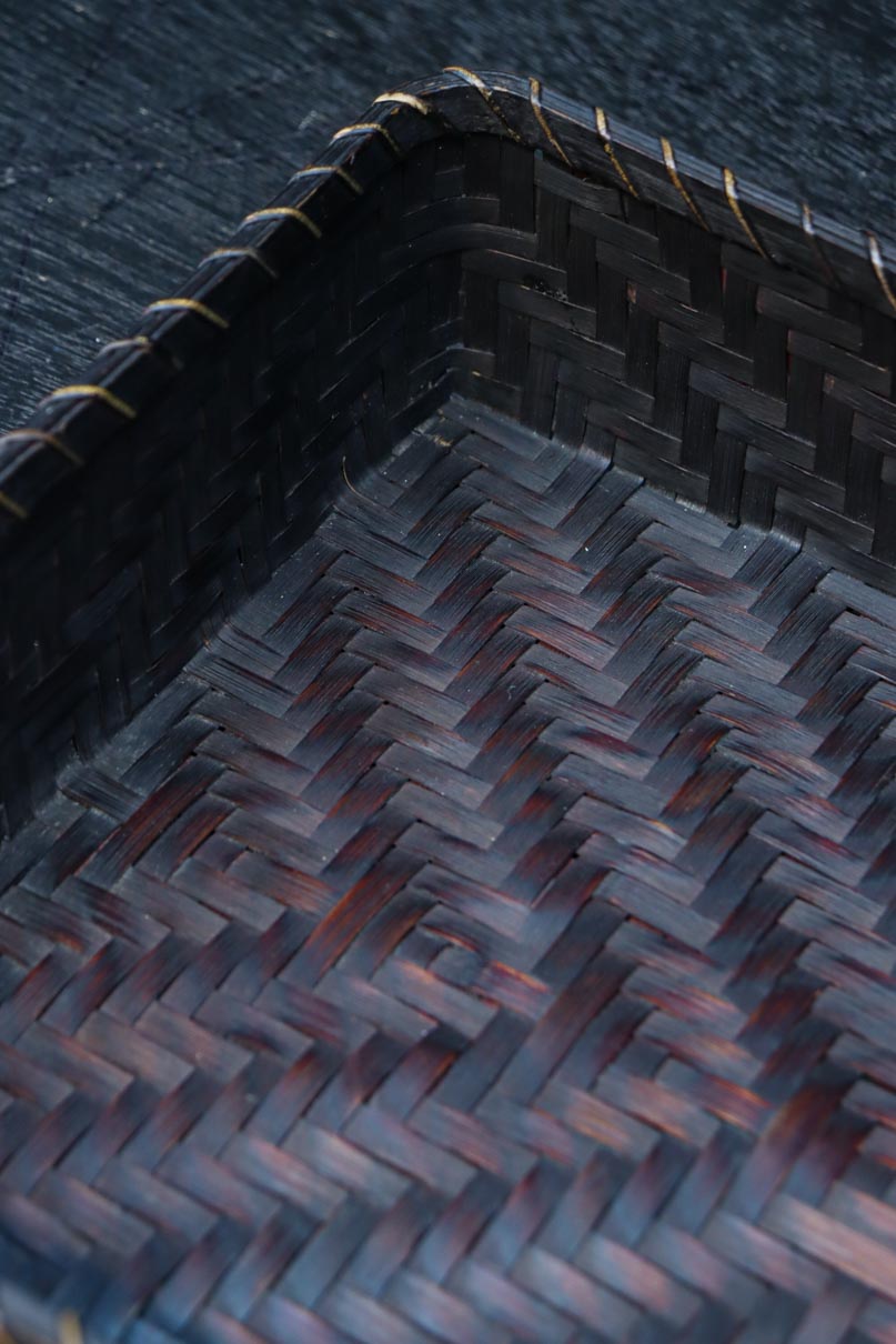 丁寧な竹編みが魅力の文入れ　DC7760