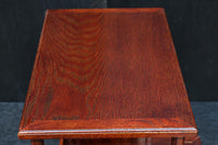 小サイズ！！ 杢目の流れが美しく艶やかな朱漆の飾り台　DC7790