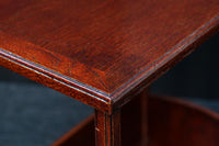 小サイズ！！ 杢目の流れが美しく艶やかな朱漆の飾り台　DC7790