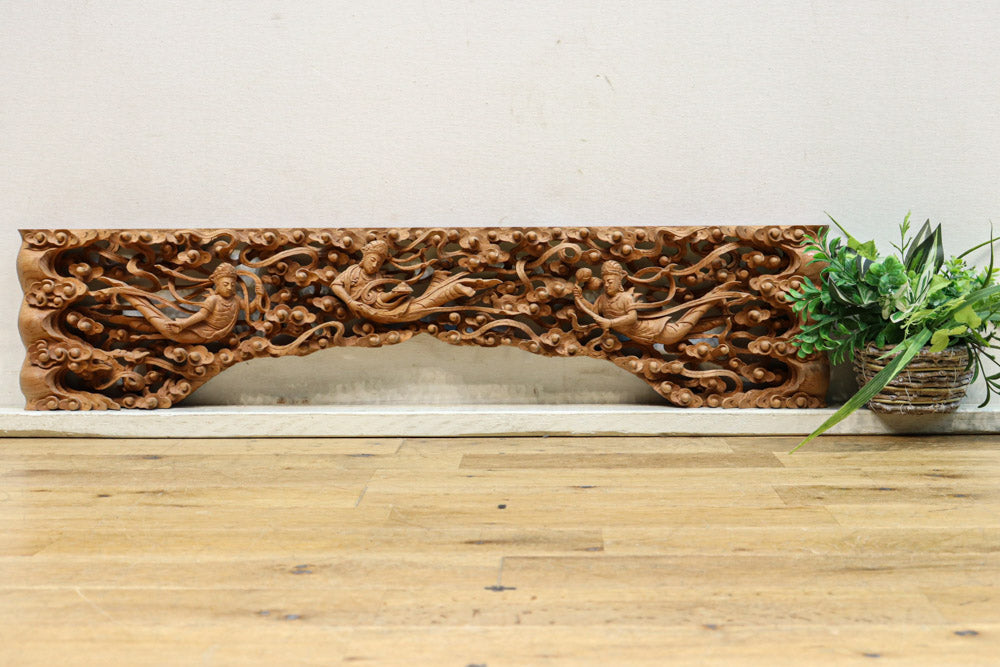 【アンティーク】 花柄彫刻 携帯用筆記具　金属製 超絶技巧 アンティーク 彫金細工 流水菊桜 銀彫かんざし SV925