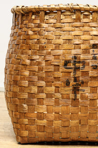 個性的なシルエットの丸カゴ　DC7844