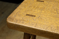 やぐら組みが見事な木地色の庄内踏み台　DC7852