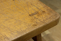 やぐら組みが見事な木地色の庄内踏み台　DC7852