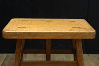 やぐら組みが見事な木地色の庄内踏み台　DC7852