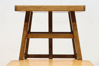 やぐら組みが見事な木地色の庄内踏み台　DC7852