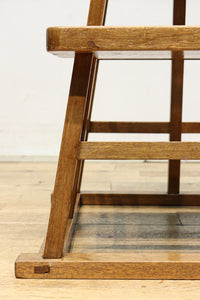 やぐら組みが見事な木地色の庄内踏み台　DC7852