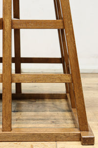 やぐら組みが見事な木地色の庄内踏み台　DC7852