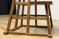 やぐら組みが見事な木地色の庄内踏み台　DC7852
