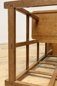 やぐら組みが見事な木地色の庄内踏み台　DC7852