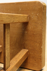 やぐら組みが見事な木地色の庄内踏み台　DC7852