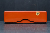 見事な蒔絵の朱漆の小箱　DC7857