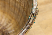 中型サイズ!! 丸みを帯びた優しいシルエットの丸カゴ　DC7862