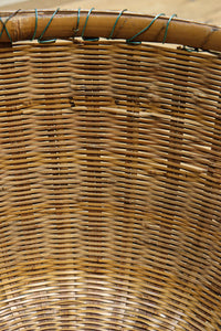 中型サイズ!! 丸みを帯びた優しいシルエットの丸カゴ　DC7862